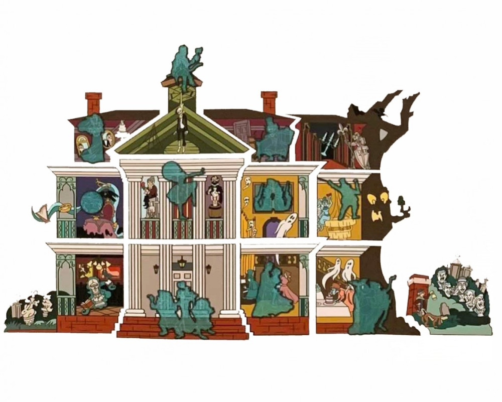 WDI - Haunted Mansion 50th Anniversary - Mystery Puzzle Set - Complete Set