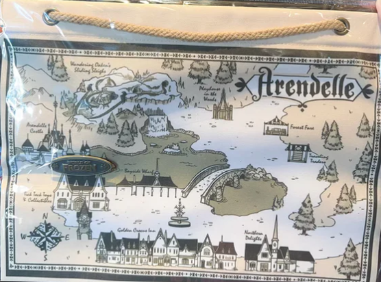 Arendelle Map with Pin — Full Set