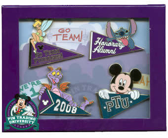 Pin Trading University Pennants Gift Box Set