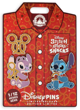 Stitch And Angel With Pretzel Set - January - Full Set