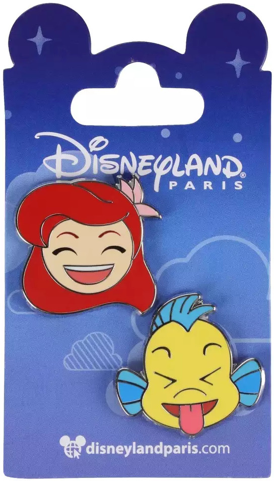 The Little Mermaid Emoji Pins