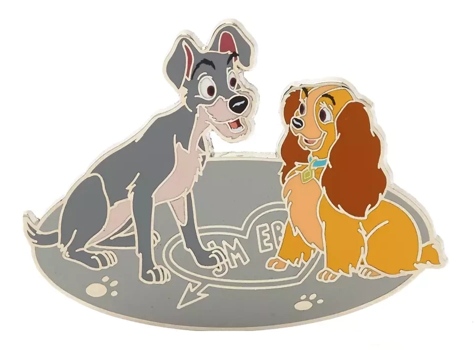Lady and the Tramp ピンバッジ 4個セット Pre-order” HKDL - Lady and the Tramp 70th Anniversary 3