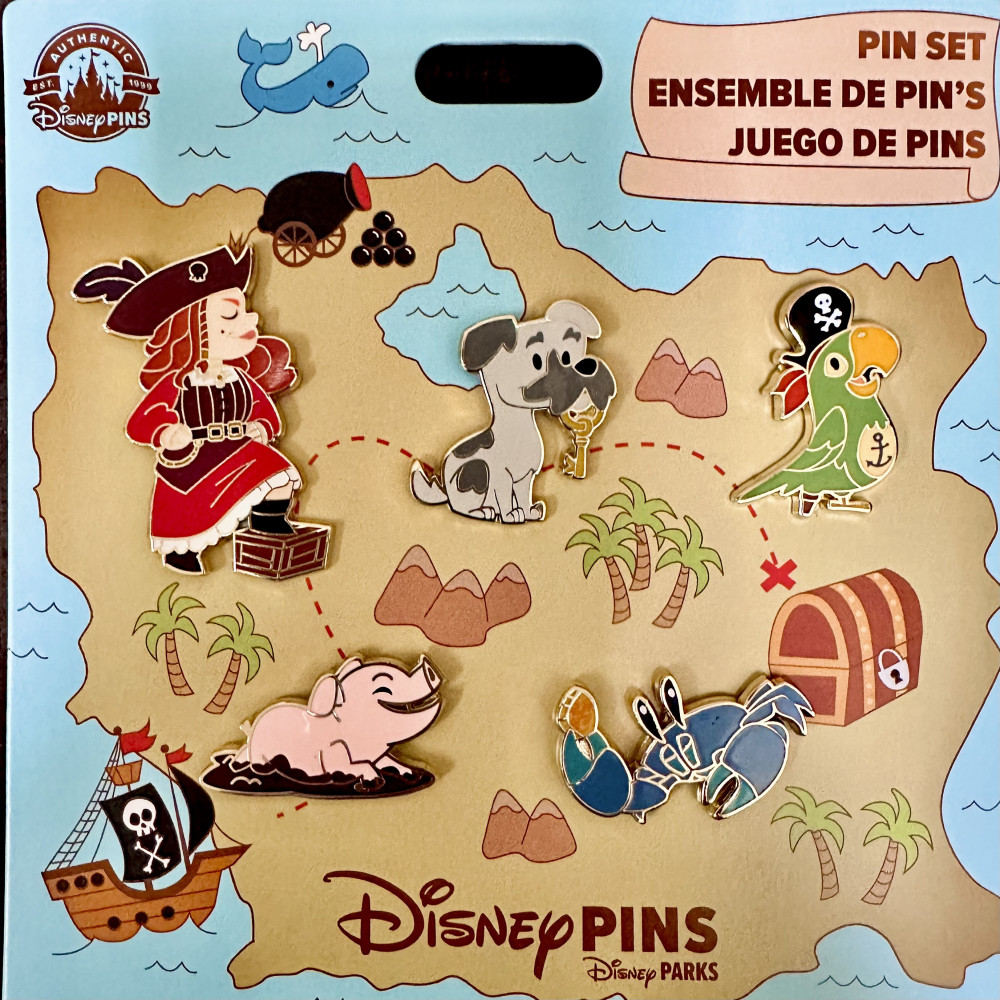 ディズニー 海賊キャラクターピンセット Pirates of the Caribbean Cuties Booster Set - Full Set | PIN 72690