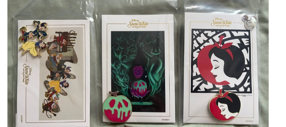D23 Expo 2022 Snow White 85th Anniversary Pin Set