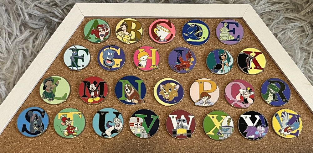 2009 Hidden Mickey - Alphabet
