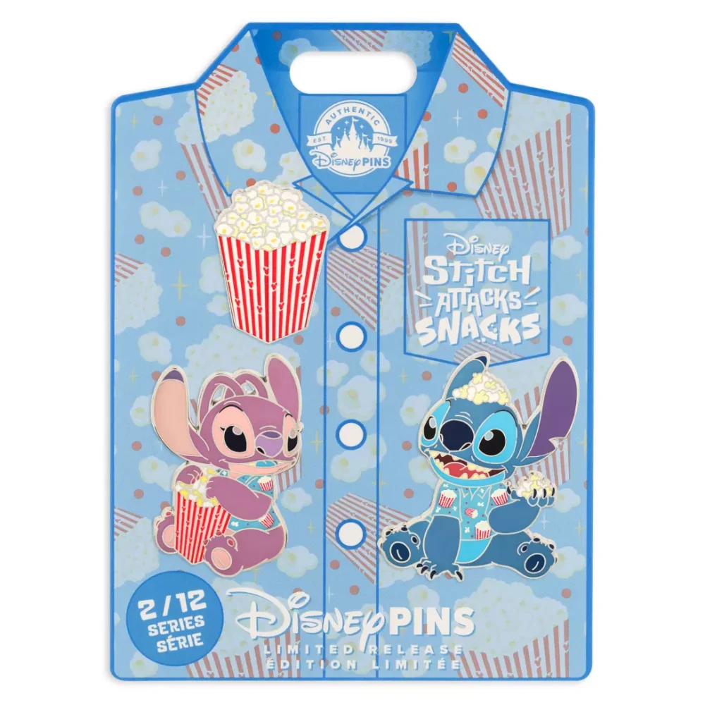 Stitch And Angel With Popcorn Set - February - Full Set