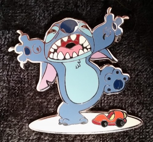 Deluxe 8-pin Lanyard Set - Stitch Experiment 626 (Red) - Stitch