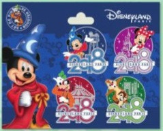 Disneyland Paris 2018 Park Icons Booster Set - Full Set