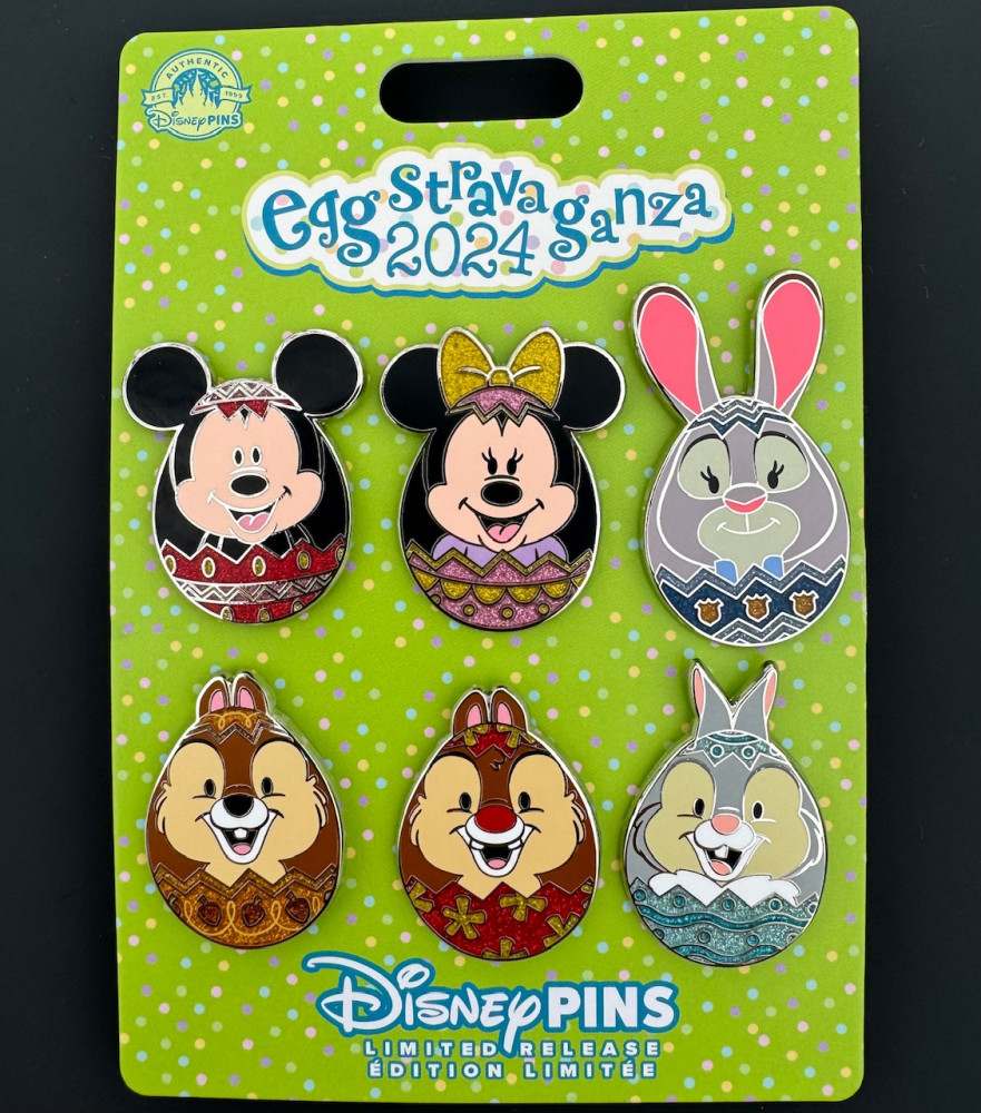 2024 Eggstravaganza Easter Egg Pin Set - Full Set