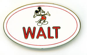 Walt Name Tag - Walt - Name Tag - Cast Exclusive | PIN 75414