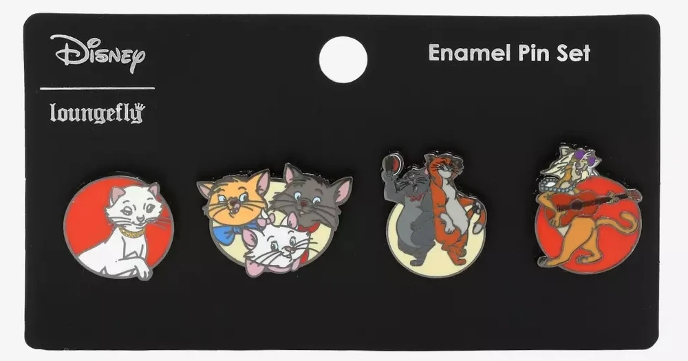 Aristocats Circles Pin Set