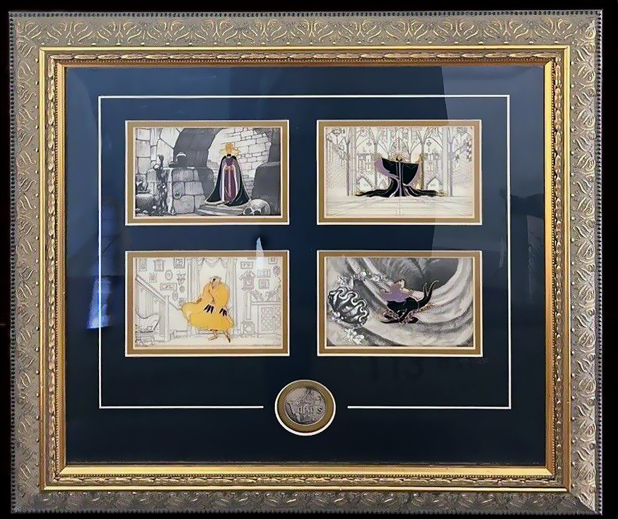 The Villains of Disney Deluxe Framed Set