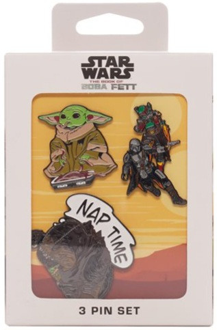 The Book of Boba Fett Nap Time Pin Set - Full Set