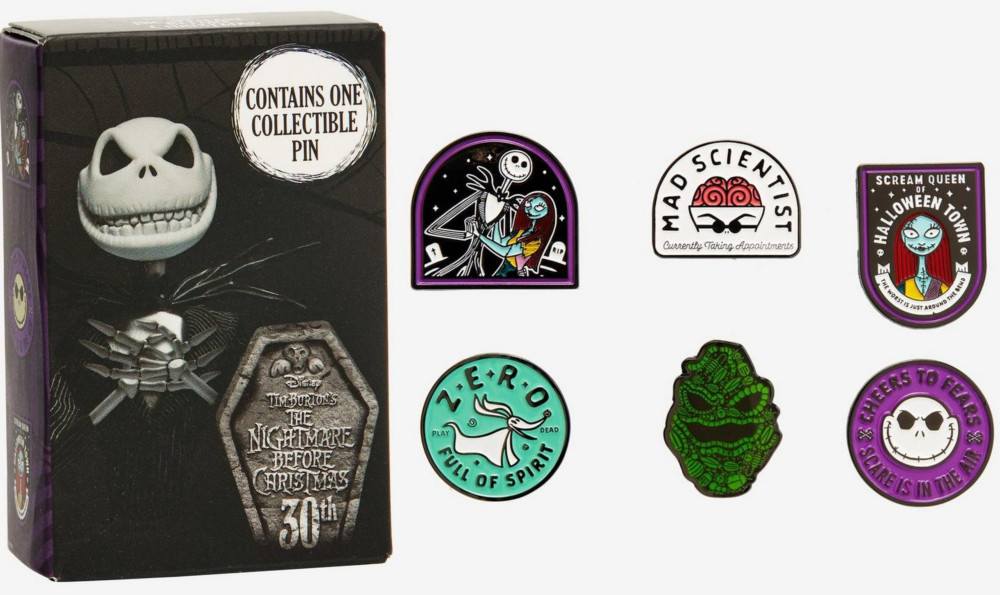 Hot Topic - The Nightmare Before Christmas Character Patches Mystery Collection