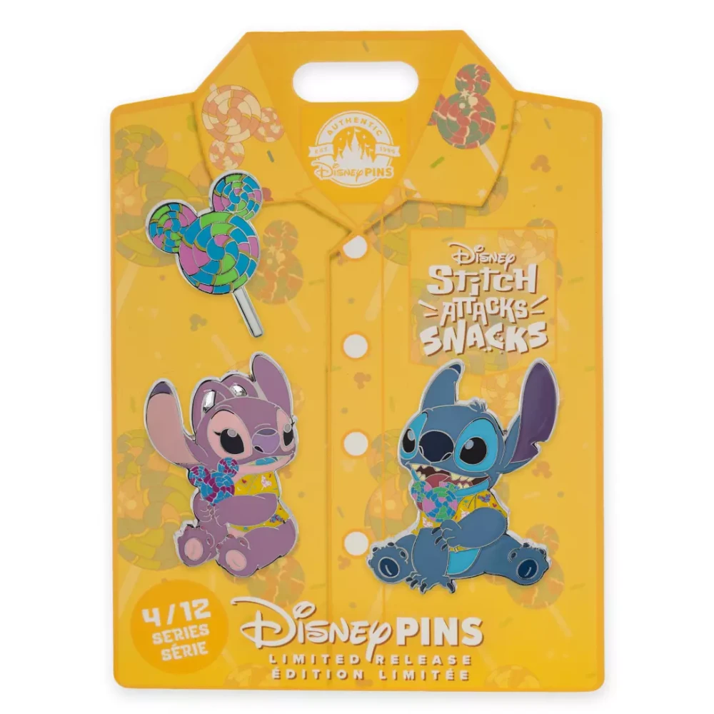 Stitch And Angel With Lollipop Set - April - Full Set