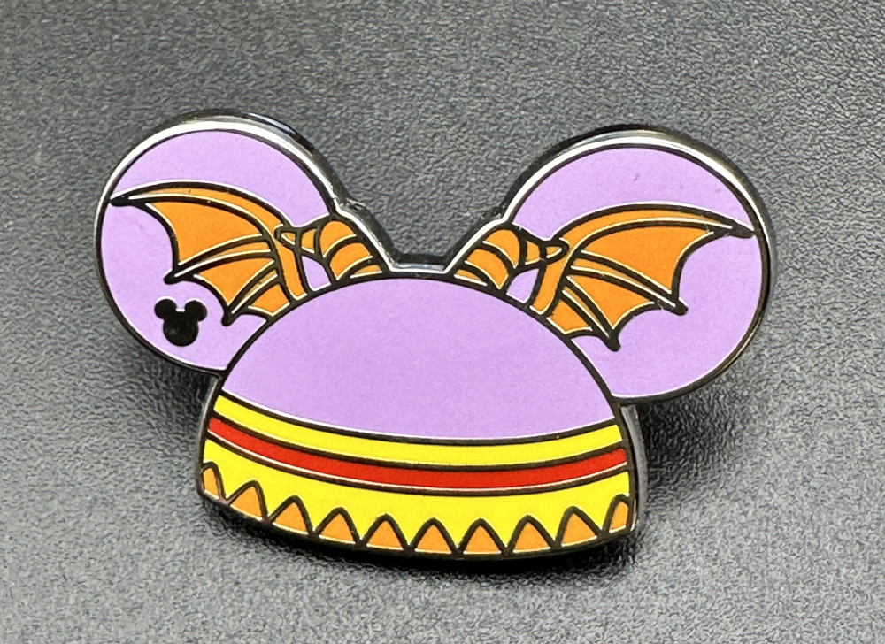 海外ディズニー　ピンバッジ　Hidden イヤーハット　チェイサー　フィグメント WDW Hidden Disney Series 2024: Ear Hats Collection - Figment