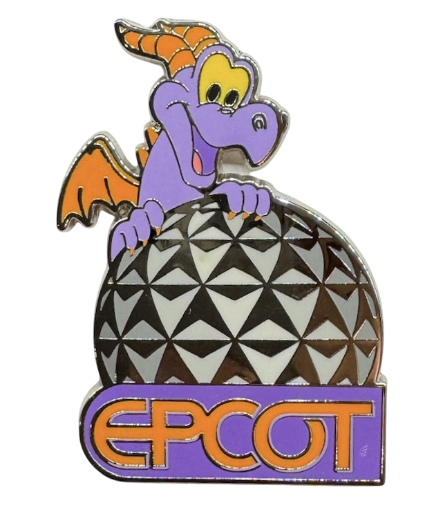 Figment with Spaceship Earth and Epcot Logo | PIN 77068