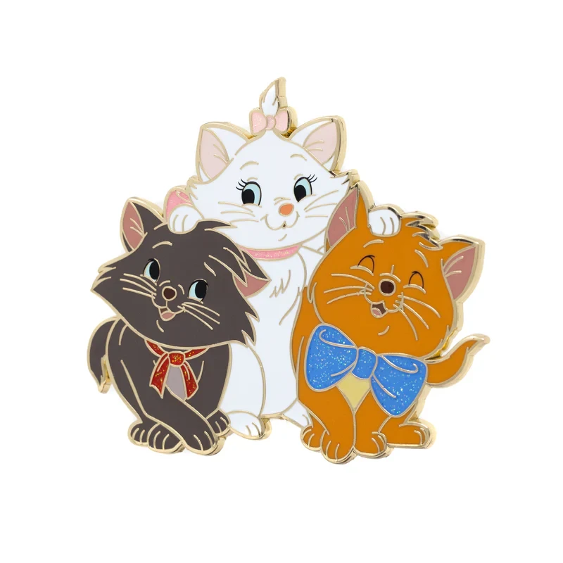 可愛い猫デザイン ボールペン ストラップ付き　The aristocats レア The Aristocats Kittens - Pink A La Mode (PALM) | PIN 77132