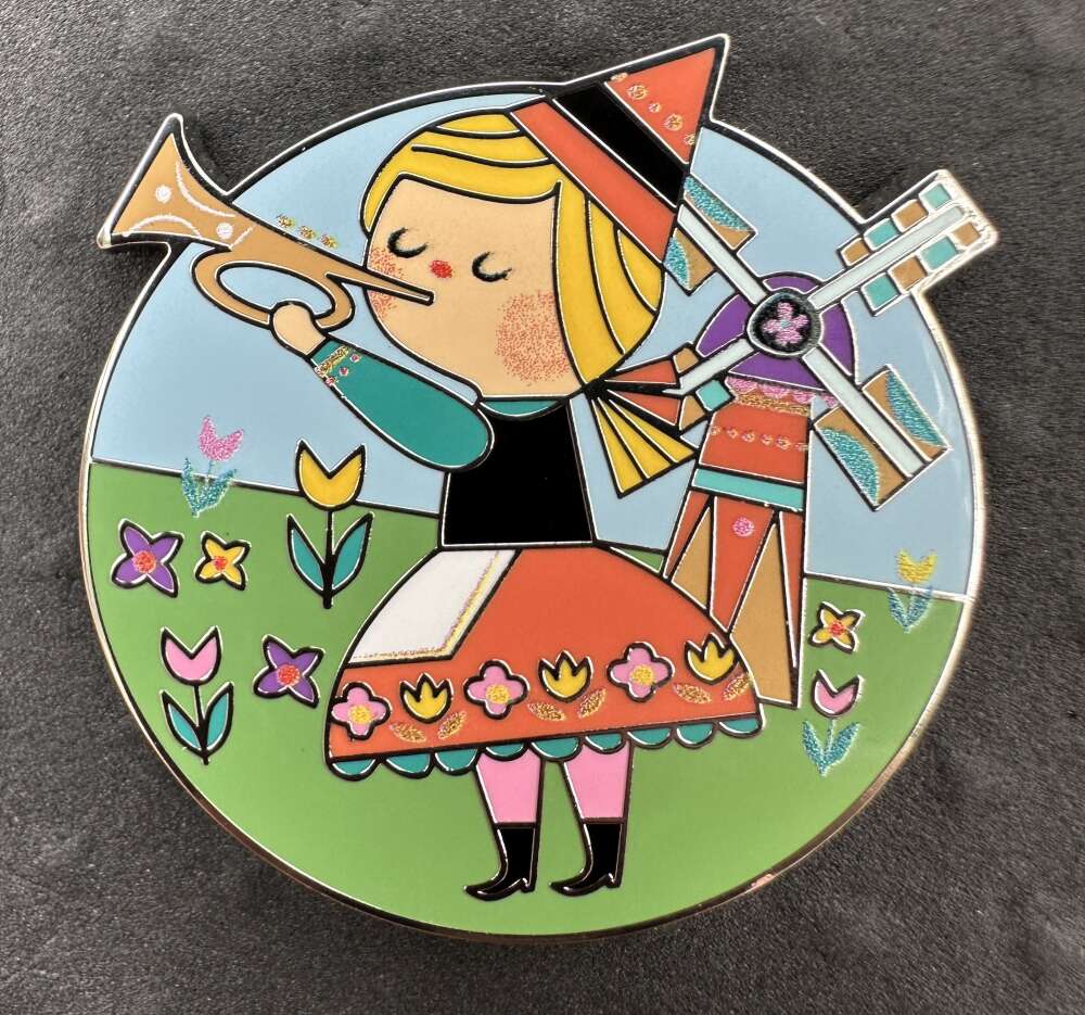Hello “It's A Small World” Mystery Pin - Holland - Dutch Girl