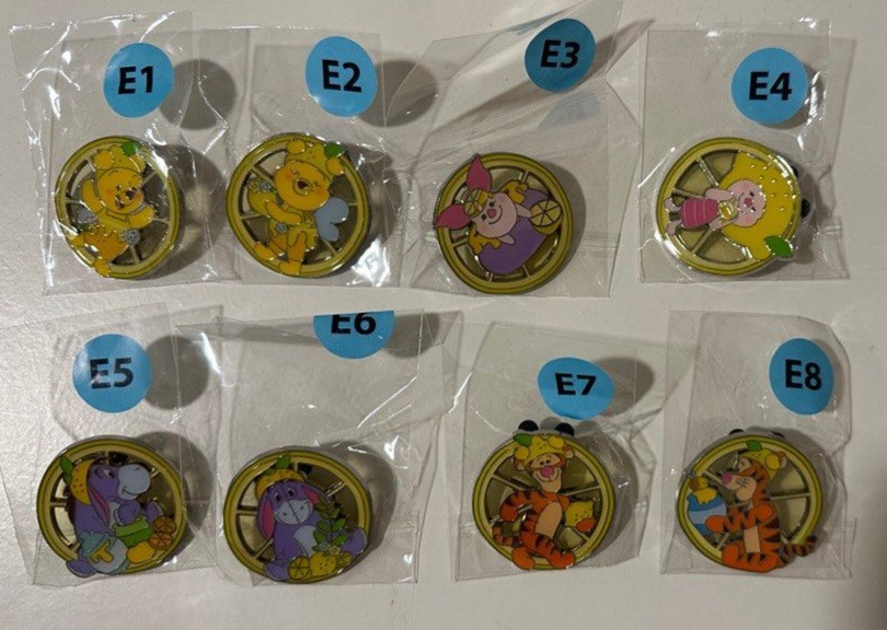 Winnie the Pooh - Lemons - Full Set