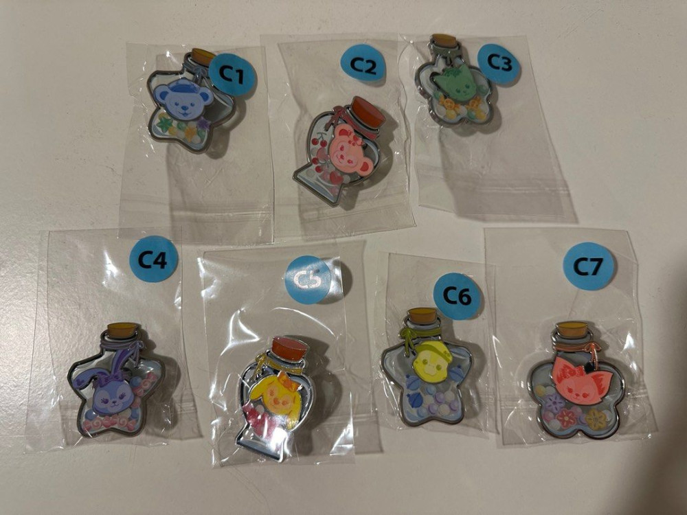 Duffy & Friends Bottles Collection - Complete Set