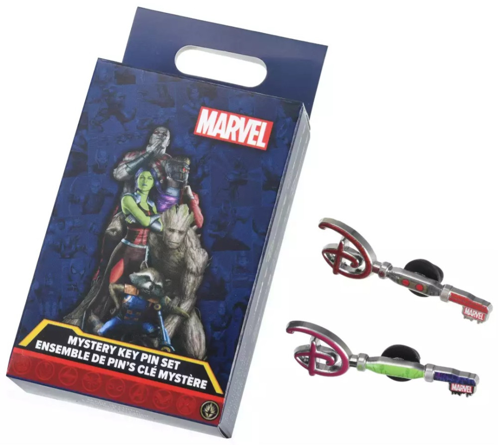 Guardians of the Galaxy Disney Store Collectible Key Mystery Collection