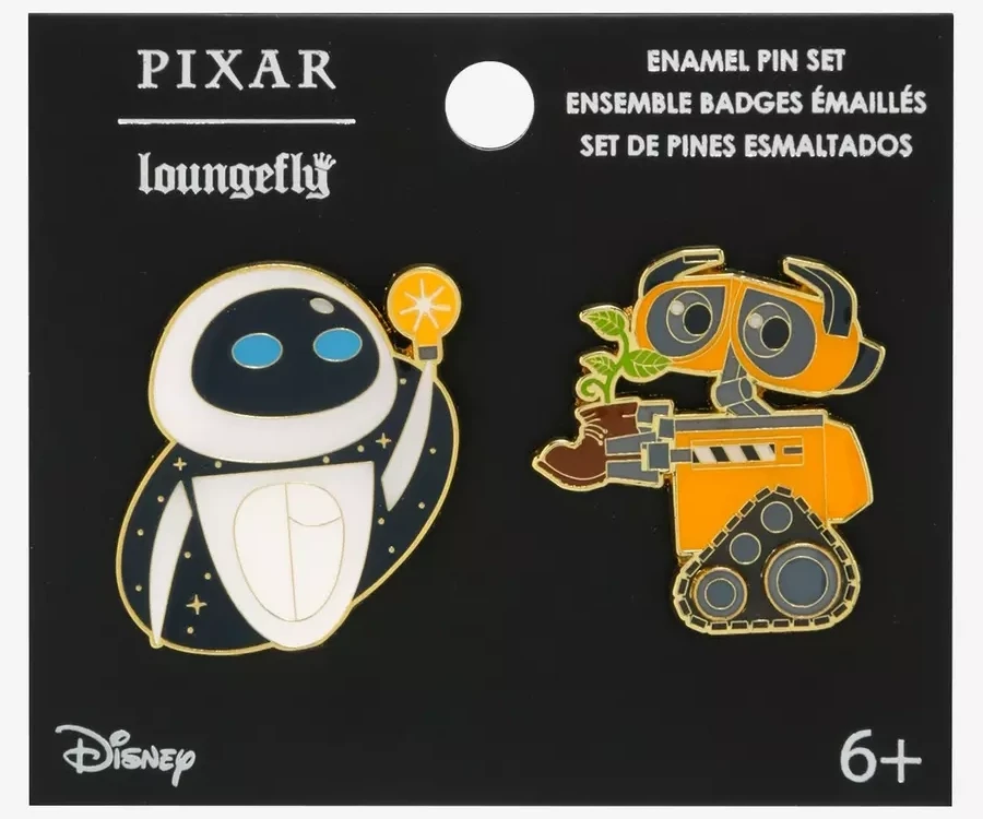 WALL-E and EVE Pin Set