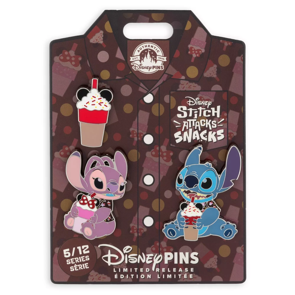 Stitch and Angel with Ice Cream Soda Set — Full Set