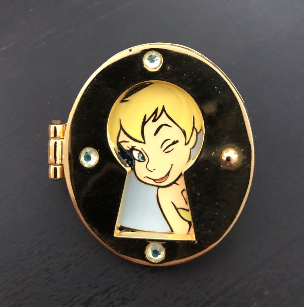 Tinker Bell Winking Through Keyhole | PIN 78480