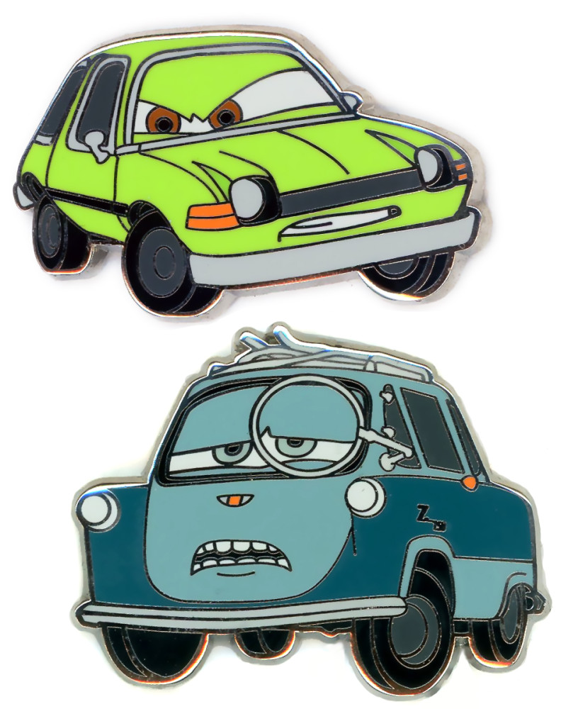 Cars 2 Professor Z and Acer 2 Pin Set - Professor Zündapp