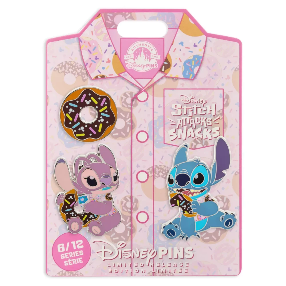 Stitch and Angel with Donut Set - June - 6/12 - Full Set