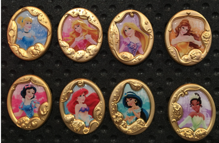 Princess Gold Frame Mystery Collection - Complete Set | PIN