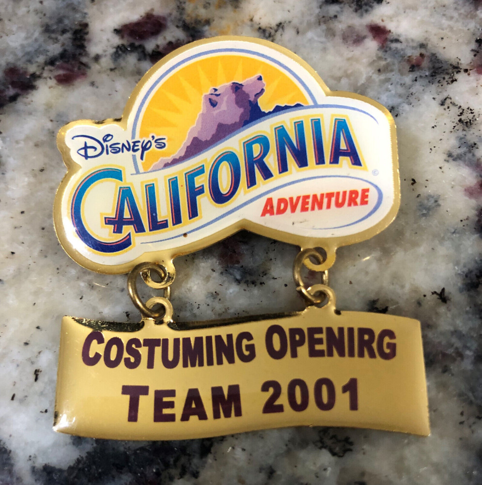 ピンズ・ピンバッジ・缶バッジ wdw Disney California 100th 2001 pin Disneyland Resort Dangles - Disney California Adventure “Costuming