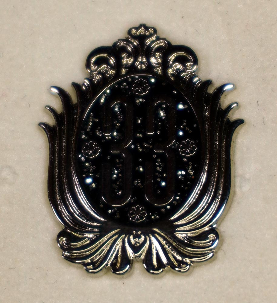 Club 33 - Silver and Black with Glitter Club 33 Logo | PIN 80432