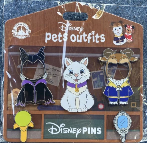 Duchess the Cat with Maleficent and Beast Outfits