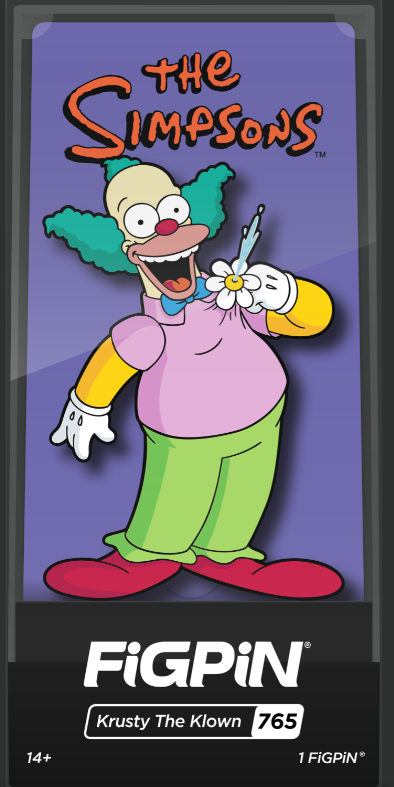 「GREENWICH VILLAGE」スティーブマックギー ３Dアート サイン有 FiGPiN - The Simpsons - Krusty the Clown (765) - NYCC Exclusive