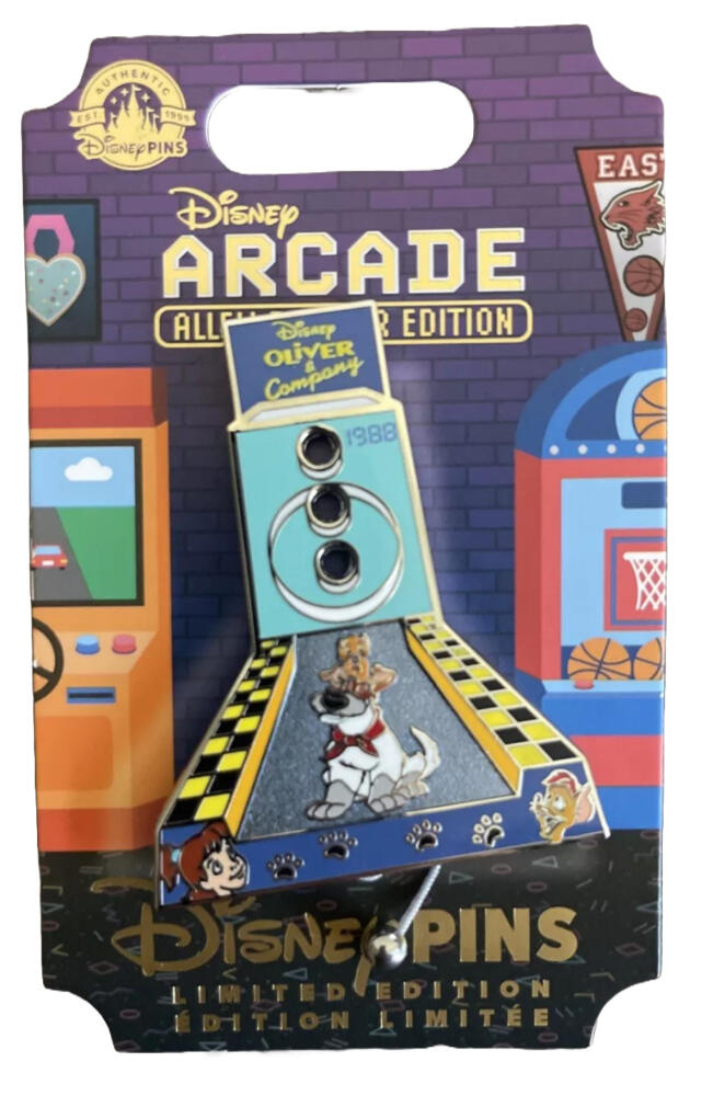 オリバーoliverピンバッジ Alley Bowler Arcade Series - Oliver & Company | PIN 82066