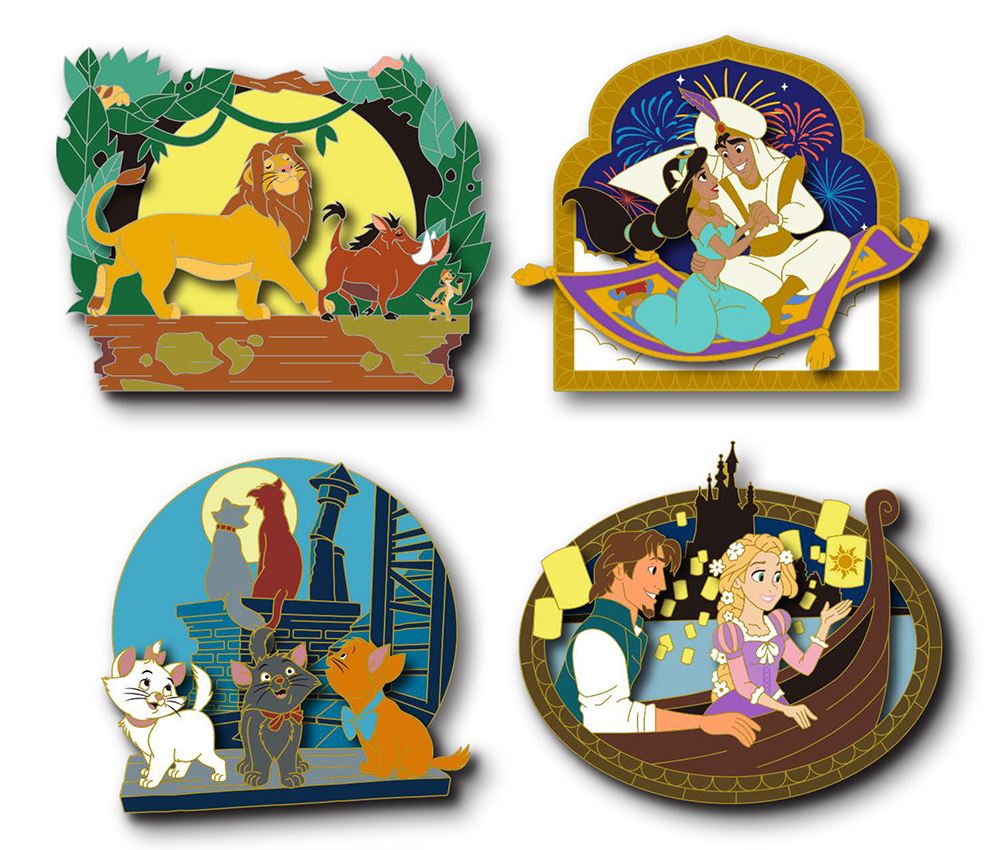 Iconic Nighttime Disney Movie Moments #1 Boxed Set — Full Set