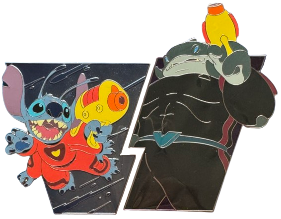 Stitch vs Captain Gantu Set - Full Set
