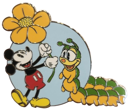 Mickey's Garden - Mickey with Flower and Caterpillar | PIN 82640