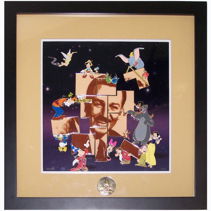 Walt Disney Mosaic Framed Set
