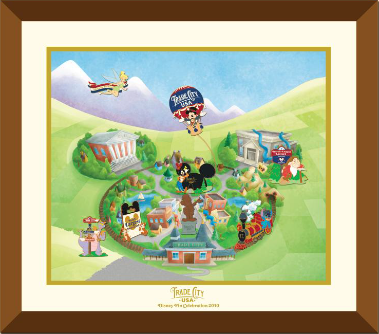 Must See Attractions Framed Set