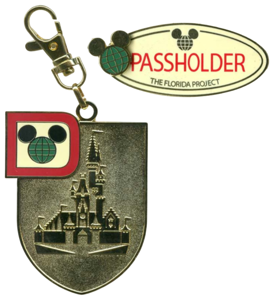 Early Style Name Tag Pin and Lanyard Medal Set