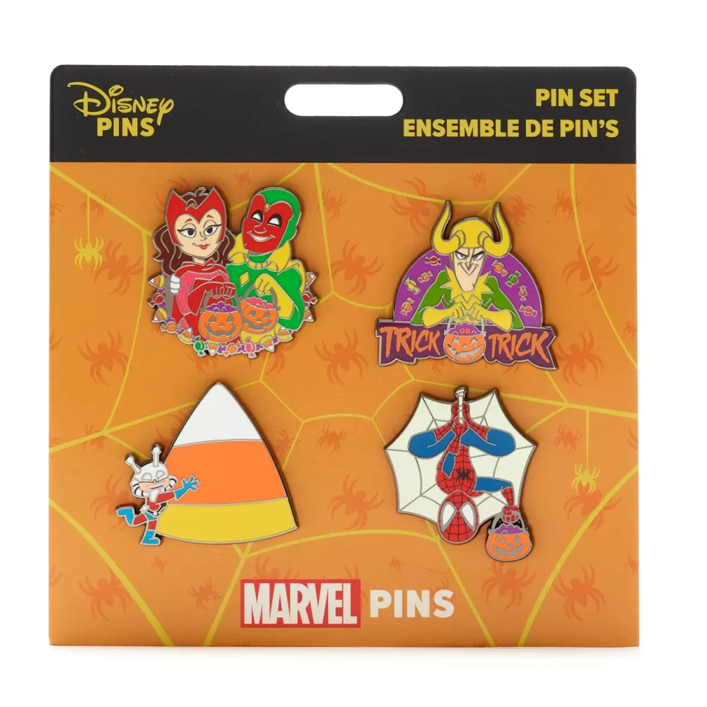 Marvel Halloween 4 pin set
