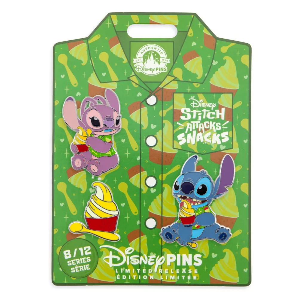 Stitch and Angel with Pineapple Swirl Set - August - 8/12 - Full Set
