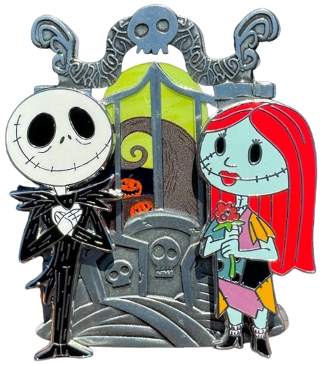 Jack & Sally with Spiral Hill Cemetery Base Set — Full Set