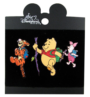 Tigger, Pooh and Piglet Hiking Pin Set