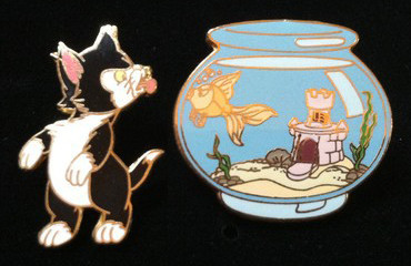Figaro and Cleo Pin Set