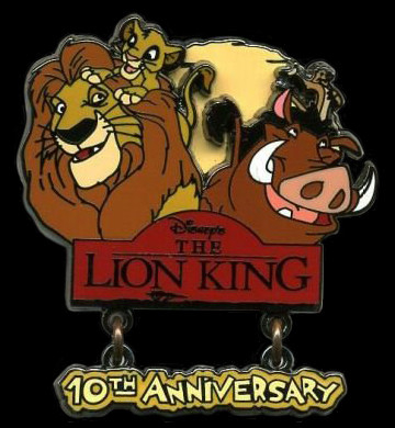 Lion King 10th Anniversary - Lion King 10th Anniversary | PIN 84490