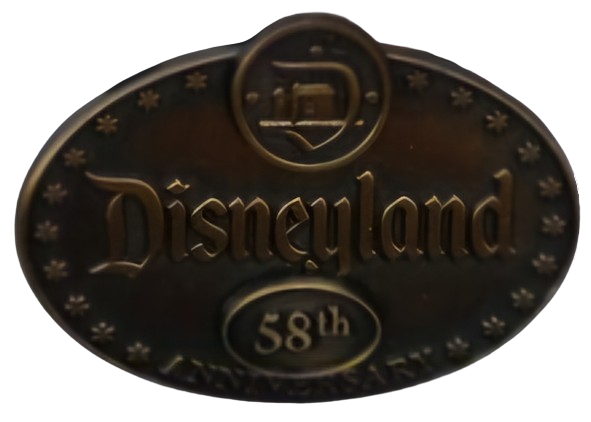 Disneyland Anniversaries - 58th Anniversary Bronze Sculpted Name